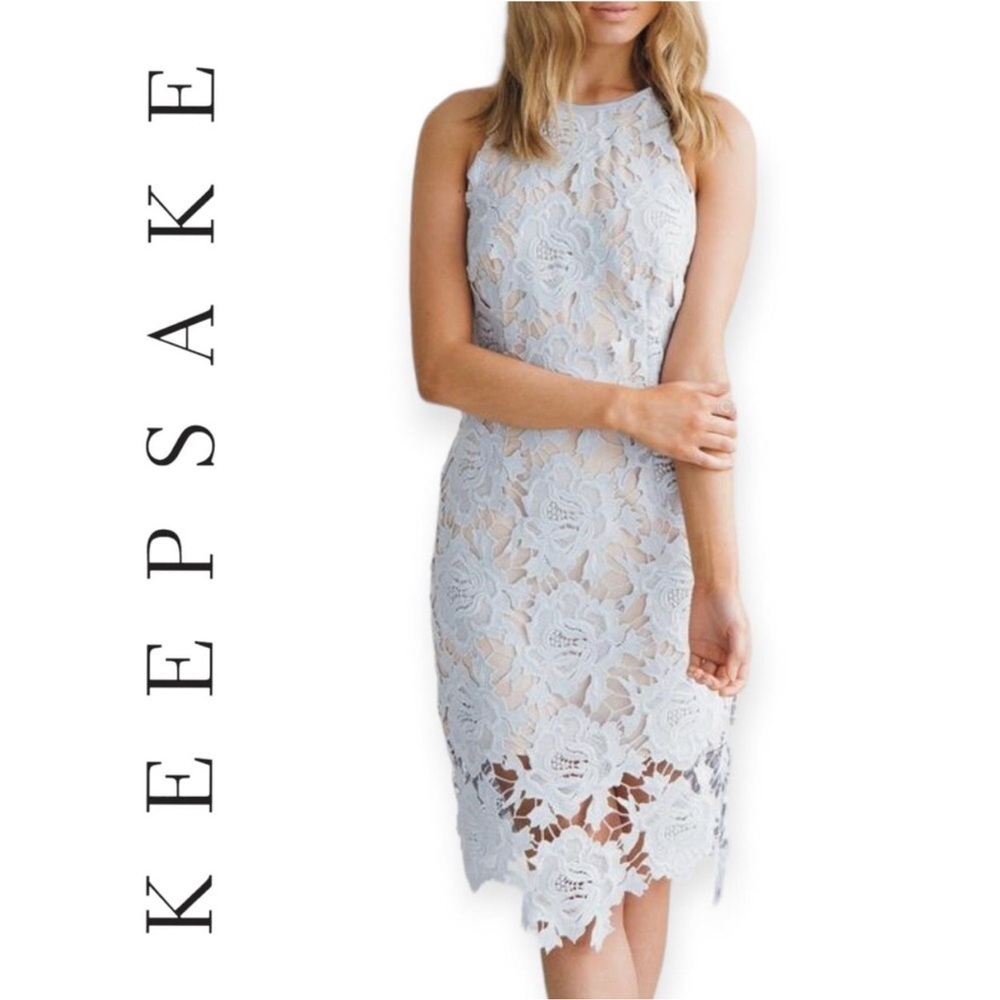NWT KEEPSAKE THE LABEL True Love Lace Midi Dress Size S - Picture 4 of 10